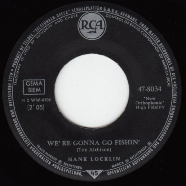 Hank Locklin - Welcome Home, Mister Blues 40462 Vinyl Singles Vinyl Goed / Hoes Generic