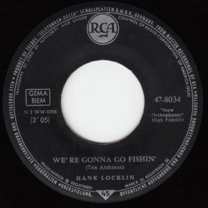 Hank Locklin - Welcome Home, Mister Blues 40462 Vinyl Singles Vinyl Goed / Hoes Generic