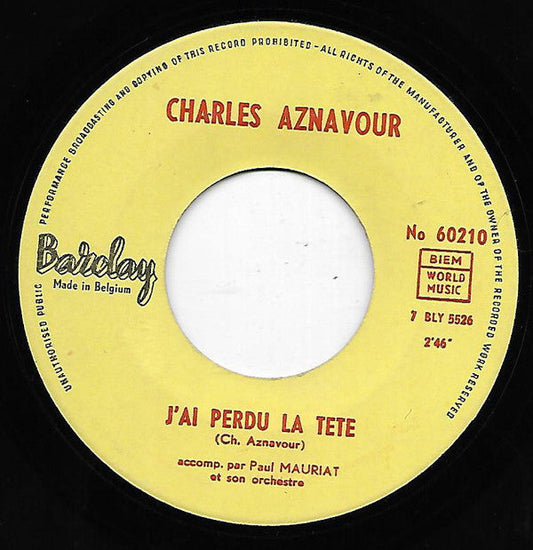 Charles Aznavour - Tu T' Laisses Aller 07892
