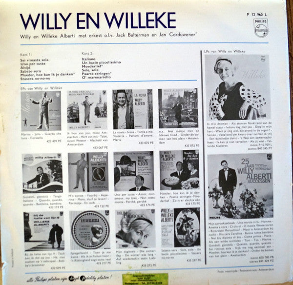 Willy & Willeke Alberti - Willy En Willeke (LP) 42967 Vinyl LP JUKEBOXSINGLES.NL   