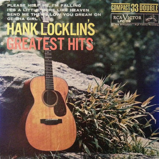Hank Locklin's - Hank Locklin's Greatest Hits Vinyl Singles EP Vinyl Zeer Goed / Hoesje Goed "VINYLSINGLES.NL"