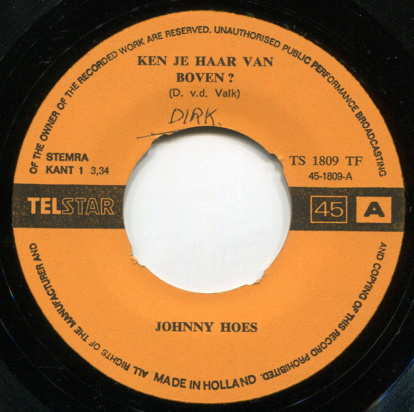 Johnny Hoes - Kennen Sie Ihr Haar von oben 33206
