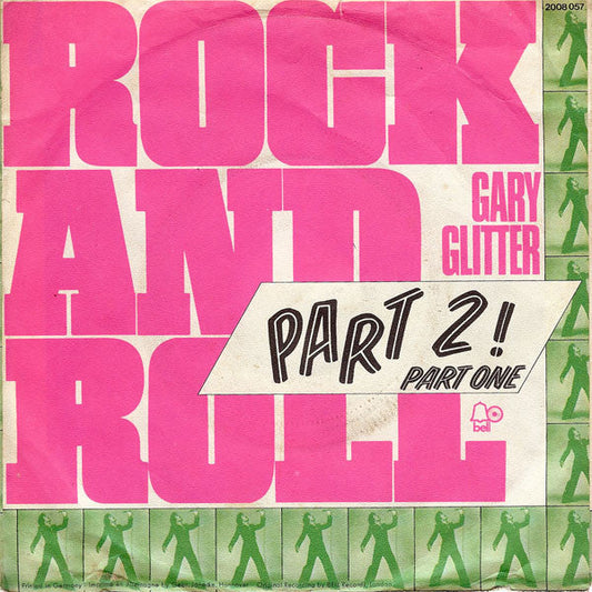 Gary Glitter - Rock And Roll Part * (B-Keus) Vinyl Singles Vinyl Zeer Goed / Hoesje Goed "VINYLSINGLES.NL"