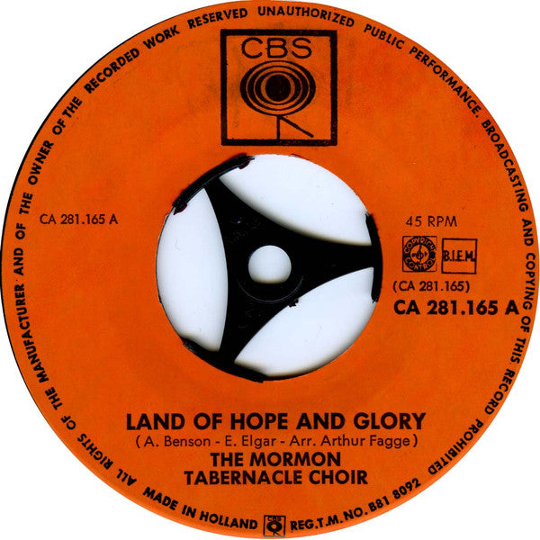 Mormon Tabernacle Choir - Land Of Hope And Glory 17125