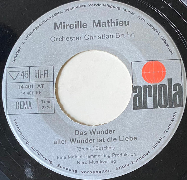 Mireille Mathieu - Tarata-Ting, Tarata-Tong 40558 Vinyl Singles Vinyl Goed / Hoes Goed