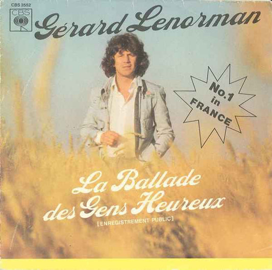 Gérard Lenorman - La Ballade Des Gens Heureux 38796 Vinyl Singles Vinyl Goed / Hoes Goed