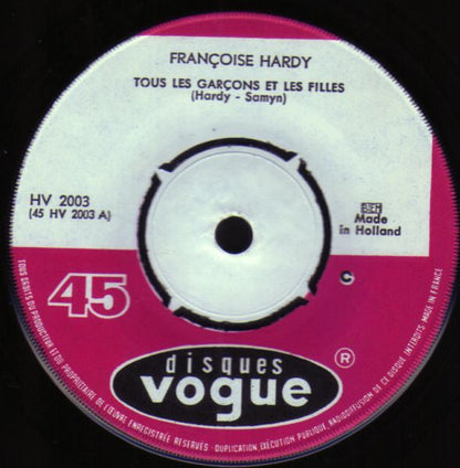 Françoise Hardy - Tous Les Garçons Et Les Filles 41839 Vinyl Singles Vinyl Goed / Hoes Generic
