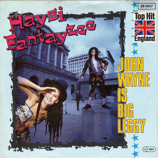 Haysi Fantayzee - John Wayne Is Big Leggy Vinyl Singles Vinyl Zeer Goed / Hoesje Goed "VINYLSINGLES.NL"