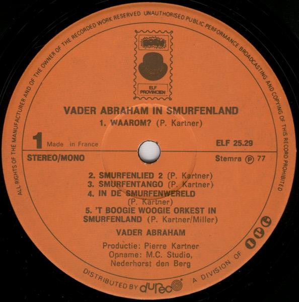 Vader Abraham - In Smurfenland (LP) 49888 Vinyl LP JUKEBOXSINGLES.NL   