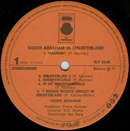 Vader Abraham - In Smurfenland (LP) 49888 Vinyl LP JUKEBOXSINGLES.NL   