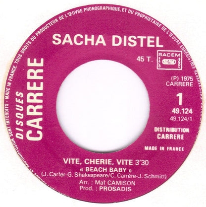 Sacha Distel - Vite, Chérie, Vite 30944