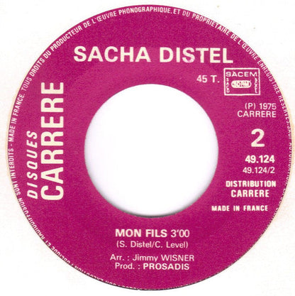 Sacha Distel - Vite, Chérie, Vite 30944