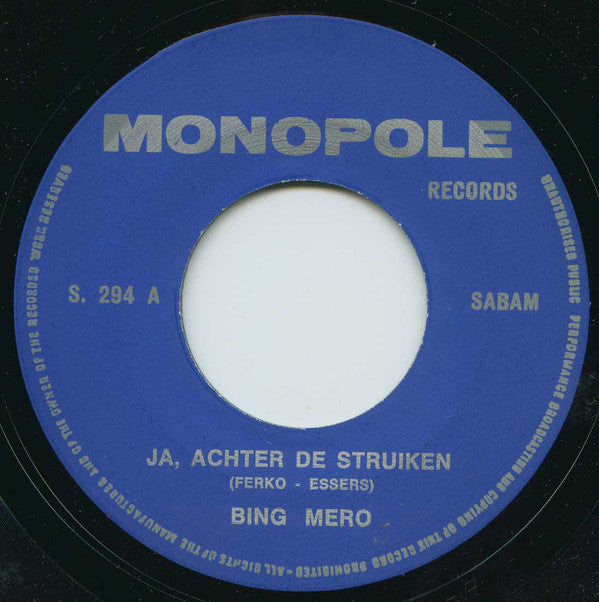 Bing Mero - Achter De Struiken 24760