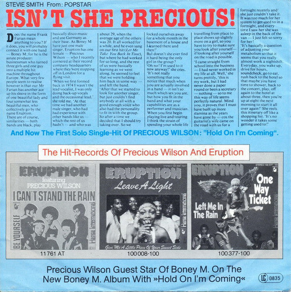 Precious Wilson Ex Eruption – Warte, ich komme 25478