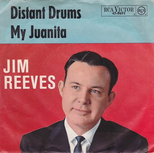 Jim Reeves - Distant Drums 42818 Vinyl Singles Vinyl Goed / Hoes Goed