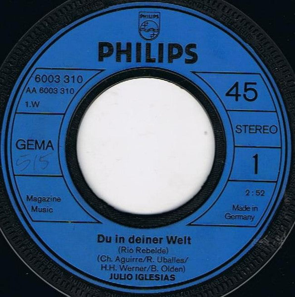 Julio Iglesias – Du In Deiner Welt (Rio Rebelede) 34475