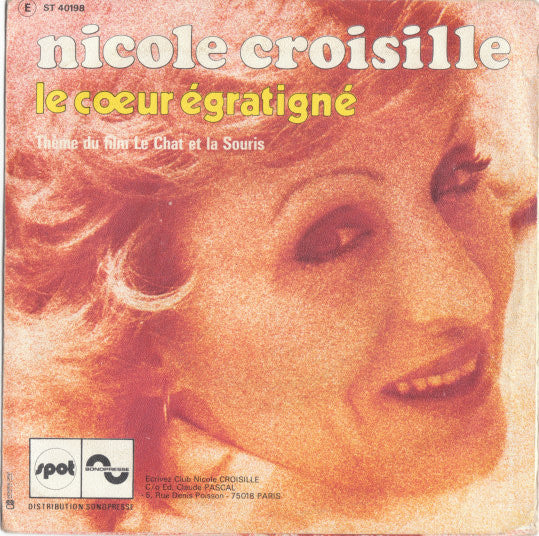 Nicole Croisille - Je Ne Suis Que L'amour 35800 Vinyl Singles Vinyl Goed / Hoes Goed