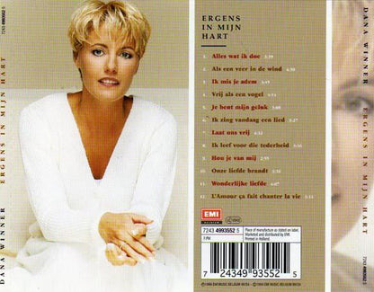 Dana Winner - Ergens In Mijn Hart (CD) 70665 Compact Disc Goede Staat