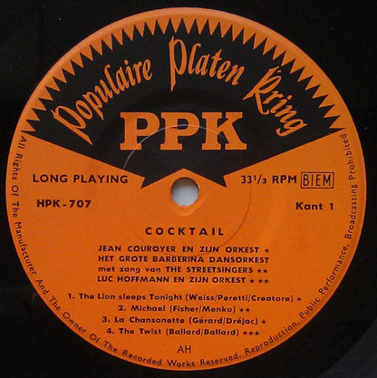 Various - Cocktail 02821 Vinyl Singles EP Vinyl Goed / Hoes Goed
