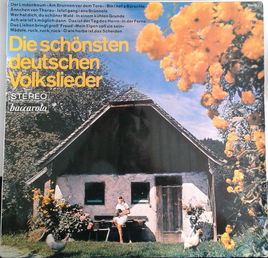 Gehrung-Chor, Stuttgarter Lehrergesangverein - Die Schönsten Deutschen Volkslieder (LP) 41972 Vinyl LP /   
