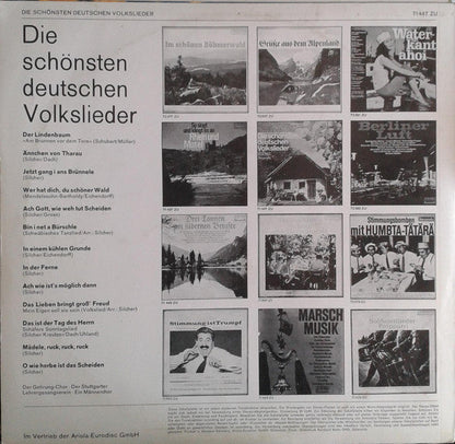 Gehrung-Chor, Stuttgarter Lehrergesangverein - Die Schönsten Deutschen Volkslieder (LP) 41972 Vinyl LP JUKEBOXSINGLES.NL   