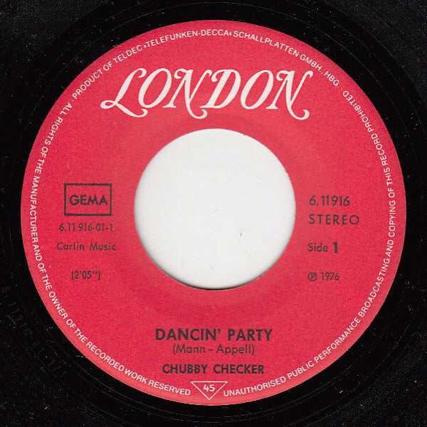 Chubby Checker - Tanzparty 02774