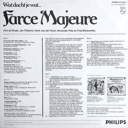 Farce Majeure – Was hast du gedacht .... (LP) 51170