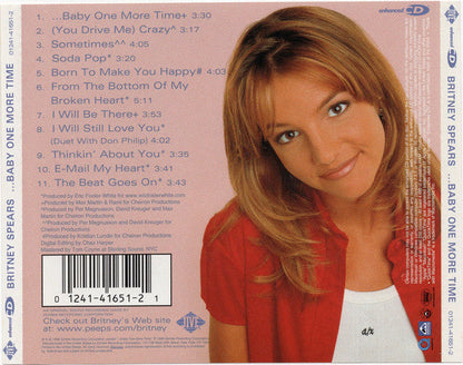 Britney Spears - ...Baby One More Time (CD) 70542 Compact Disc Goede Staat
