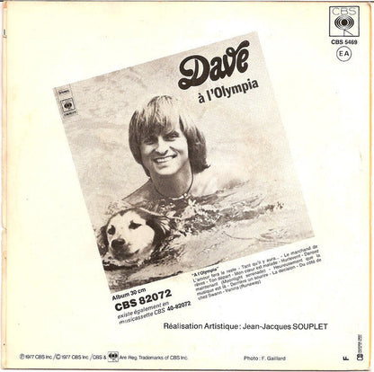 Dave - Est-Ce Par Hasard 36719 Vinyl Singles Vinyl Zeer Goed / Hoesje Goed "VINYLSINGLES.NL"