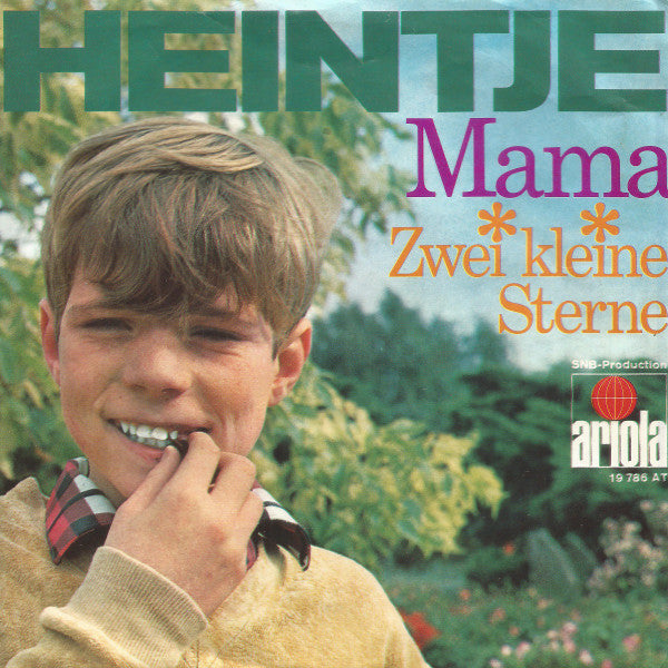 Heintje - Mama Vinyl Singles Vinyl Zeer Goed / Hoesje Goed "VINYLSINGLES.NL"