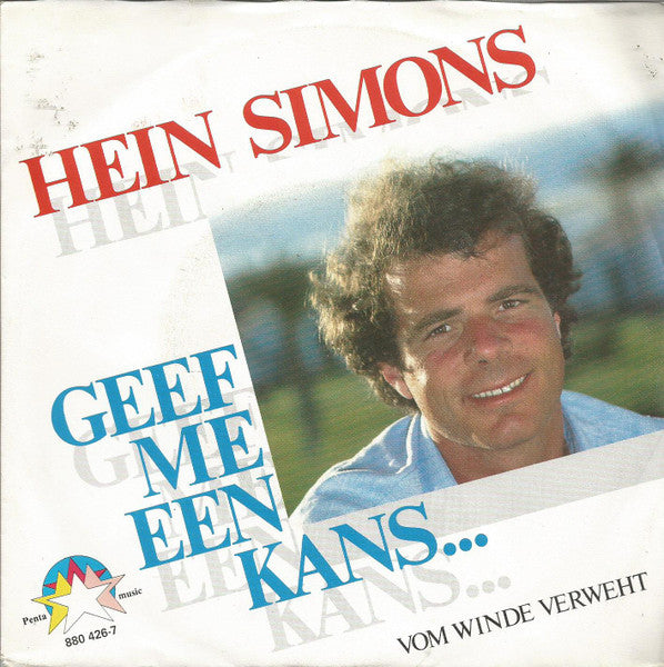 Hein Simons (Heintje) - Geef Me 'N Kans Vinyl Singles Vinyl Zeer Goed / Hoesje Goed "VINYLSINGLES.NL"