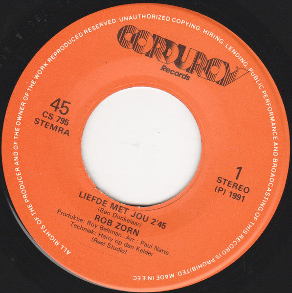 Rob Zorn - Love With You 32360