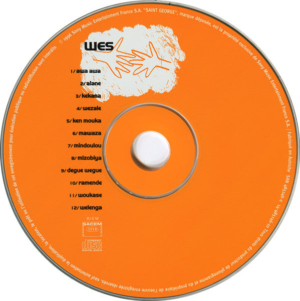 Wes - Welenga (Conscience Universelle) (CD) 70810 Compact Disc Goede Staat