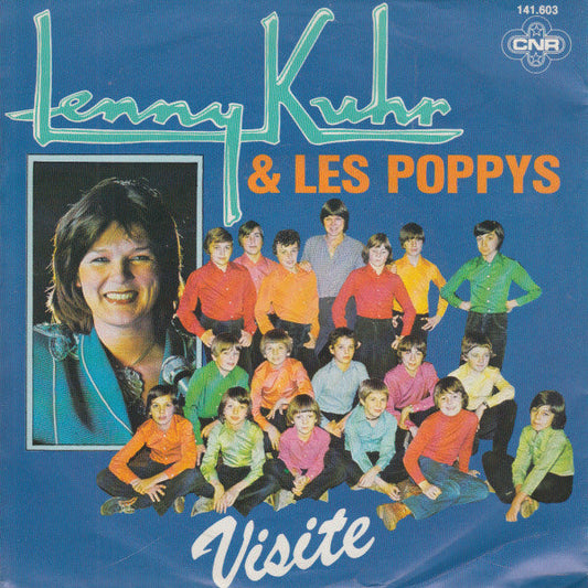 Lenny Kuhr & Les Poppys - Visite 43078b Vinyl Singles Vinyl Goed / Hoes Slecht