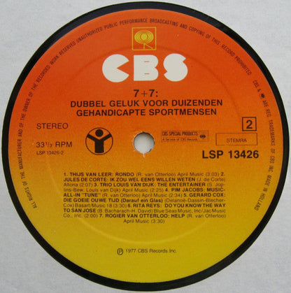 Various - 7+7: Doppeltes Glück für Tausende behinderter Sportler (LP) 42986