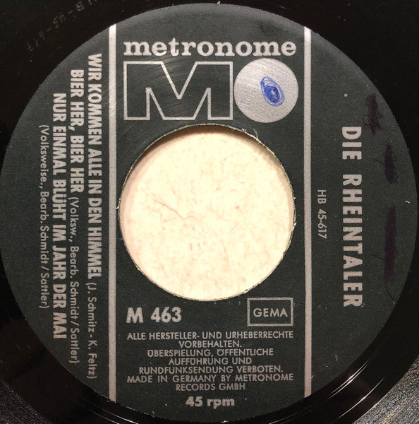 Rheintaler - Am Binger Loch 41025 Vinyl Singles Vinyl Goed / Hoes Generic