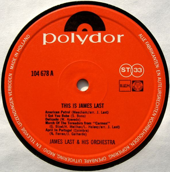 James Last – This Is James Last (LP) 43147