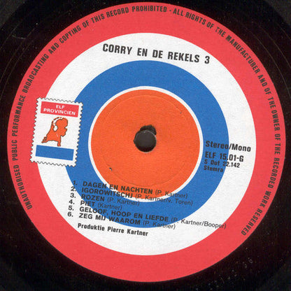 Corry En De Rekels - Corry En De Rekels 3 (LP) 50557 Vinyl LP JUKEBOXSINGLES.NL   