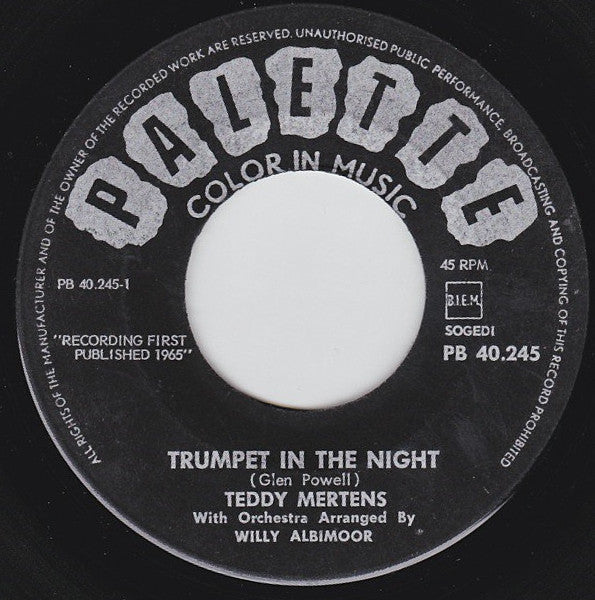 Teddy Mertens - Trompete in der Nacht 19568