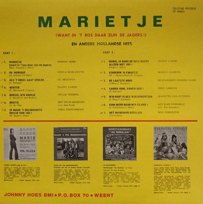 Various - Marietje (Want In 't Bos Daar Zijn De Jagers) En Andere Hollandse Hits (LP) 43367 Vinyl LP JUKEBOXSINGLES.NL   