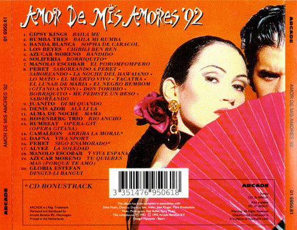Various - Amor De Mis Amores '92 (CD) 70722 Compact Disc Goede Staat