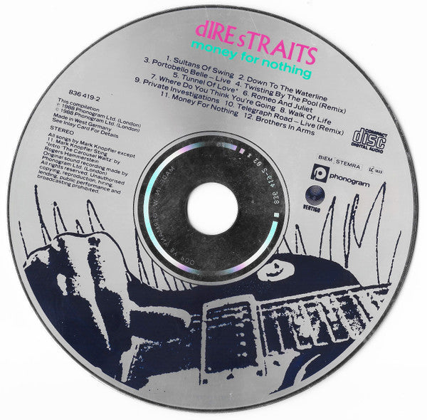 Dire Straits - Money For Nothing (CD) 70747 Compact Disc Goede Staat