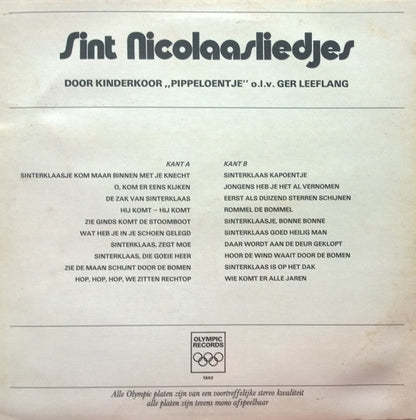 Kinderchor Pippeloentje - Sint Nicolaas Songs (LP) 51308