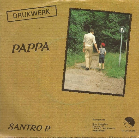 Drukwerk - Pappa 43331 Vinyl Singles Vinyl Goed / Hoesje Slecht "VINYLSINGLES.NL"