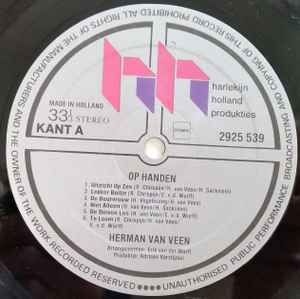 Herman van Veen - Op Handen (LP) Vinyl LP Vinyl Zeer Goed / Hoesje Goed "VINYLSINGLES.NL"