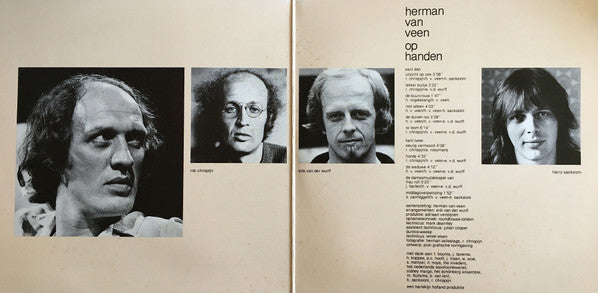 Herman van Veen - Op Handen (LP) Vinyl LP Vinyl Zeer Goed / Hoesje Goed "VINYLSINGLES.NL"
