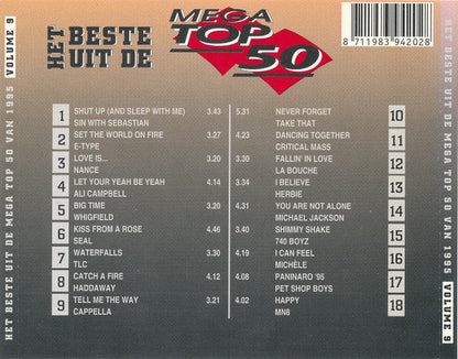 Various - Het Beste Uit De Mega Top 50 Van 1995 Volume 9 (CD) 70639 Compact Disc Goede Staat
