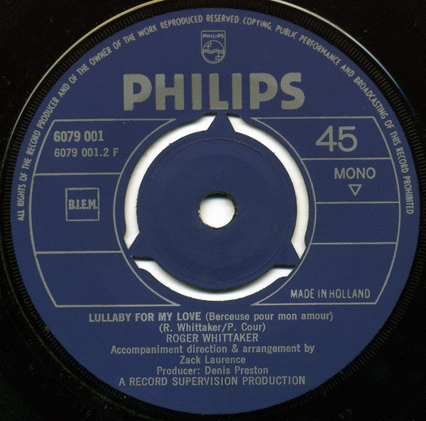 Roger Whittaker - I Don't Believe In If Anymore 42120 Vinyl Singles Vinyl Goed / Hoes Generic