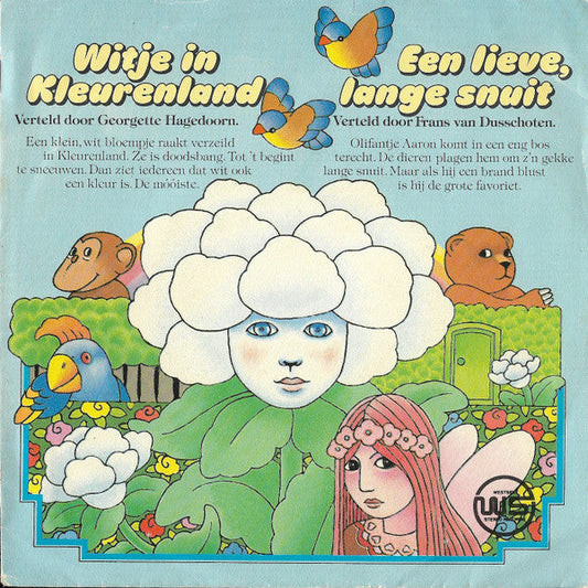 Georgette Hagedoorn / Frans van Dusschoten - Witje In Kleurenland 40741 Vinyl Singles Vinyl Goed / Hoes Goed