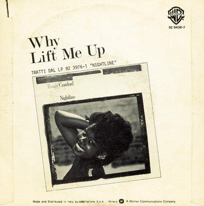 Randy Crawford - Why 40718 Vinyl Singles Vinyl Goed / Hoes Sticker